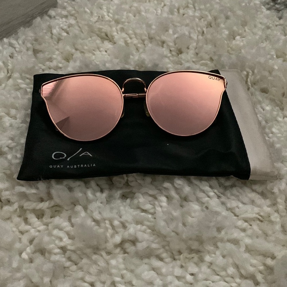 Quay Australia ‘All My Love’ rose gold sunglasses